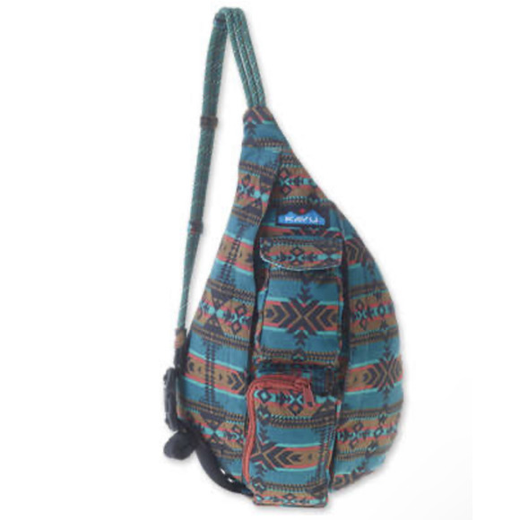 Kavu Bags Kavu Mini Rope Pacific Blanket Bag Teal Poshmark